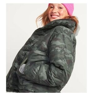 Old Navy Camouflage Puffer Jacket